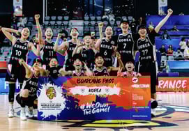 Bóng rổ nữ Hàn Quốc '17 lần liên tiếp' giành chiến thắng trước Philippines