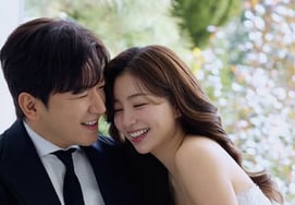 「きらめく日々」イ·ミンウ♥イ·アミ、幸せがいっぱいのウェディングフォト [スター・イシュー]