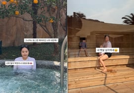 Hai mẹ con Ha Jini: "Bụng tôi căng thẳng quá" Visual Salk up ở Jeju [Star Issue]