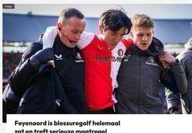 →黄仁范离开洪明甫队:费耶诺德队也痛彻心扉 阿贾克斯之战前夕"赛季出局"的恐惧，主教练也"绝望"