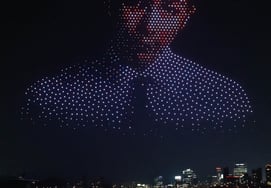 无人机画的BTS RM [★照片]