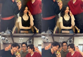 朴宝剑"GOOD FRIENDS"还以为是新人混合组合呢...和金所炫的'温馨合照'