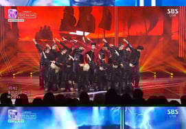 Bị cắt dây cung cấp dịch vụ quân sự rồi.Big Ocean xác nhận sự tồn tại qua vũ đạo nhóm chạm tay trong 'Sourer Idol'