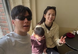 ユン·スンア♥キム·ムヨル、幸せな家族写真..魚形パンの息子まで公開