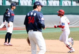 [Смущение одним разом] Чхве Чхве, который выстрелил в упор в финальной демонстрационной игре Лотте «Против Ким Вон Чжун в конце 7-го иннинга»