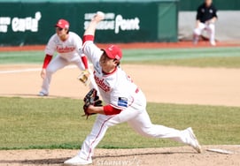 [フォト] 「8回表に登板した」イ・ロウン