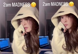 『売春罰金刑』ジナ、午前2時に音楽制作..復帰を試みる？