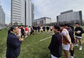 OK, man rugby team tries to win the championship for the first time since transitioning to the unemployment team... National Rugby Business League appearance