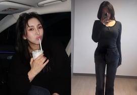 90kg后瘦了很多。Giant Pink穿着Karina裤子 "称赞我自己" [Star Issue]