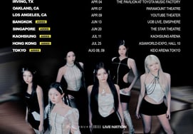 NMIXX、デビュー初のワールドツアーがアジアで開催 「国内外17都市で19回公演」