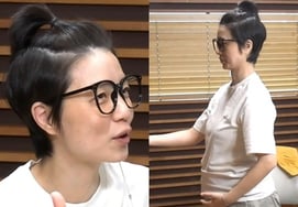 "I committed a crime." Ahn Young-mi caught the second pregnancy D-line..From the way I see it [Star Issue]