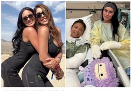 「衝撃」燃えるトラックの中で「シートベルトが外れない」悲鳴··· 炎を突き抜けて『友達を救った』美貌のレーシングモデル