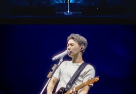 「ギターまで自分で弾いた」..ファンが騒いだキム・ソンギュ『LV4』コンサート現場