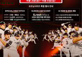 「コルティス・コンホ・トゥバトゥ・テヒョン投球」KTが「水原訪問の年」記念ホームオープニングシリーズを開催する