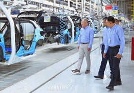 Do cảm giác khủng hoảng tại hiện trường sản xuất của Tập đoàn ô tô Hyundai, tỷ lệ vận hành nhà máy giảm 10% so với 2 năm trước.