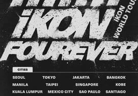iKON xác nhận thực hiện world tour vào tháng 5đi khắp 12 thành phố [chính thức]
