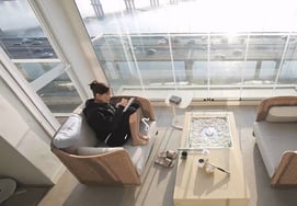 "Кофеин с видом на реку Хан" Хёмин раскрывает свой дом для новобрачных.Туалетная бумага 'All Black' [Пангсторанг]