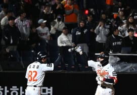 "沈佑俊、姜白虎打点1-2位+卢时焕终于打出安打"的韩华击球手们连6分差距都没有放弃