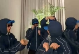 V (BTS) thể hiện thử thách mặc trang phục nhóm cùng Choi Woo Sik