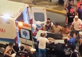 A Mexican soccer field goes to the grave and 'blood cheering battle' hits South America in two months after '11 gunmen are killed'... 48 casualties in Peru