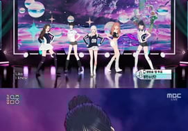 OWIS приняла участие в первом дебютном этапе "Music Core".Виртуальный идол в 5 цветах "Король финиша" для 5 человек