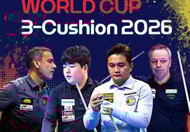 Cho Myoung-woo, Heo Jeong-han, and Kim Do-hyun are all out, and the 'Bogota 3 Cushion World Cup' opens on the 7th... Live coverage of all SOOP matches