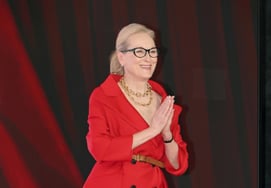 Meryl Streep's "Perfect Red" [★ Photo]