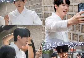 Yoo Yeon Suk đóng vai chị gái quá cố của Lee Som..Nụ cười sảng khoái trong bộ trang phục nữ thần (với Shin)