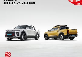 KGM Musso EV, the design was unusual... Red Dot Design Award 2026