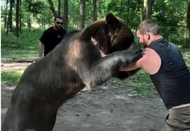 A russian monster trained in wrestling with a wild bear, 127kg champion held up like a feather too... Heavyweight boxer Fury is devastated ahead of his return match