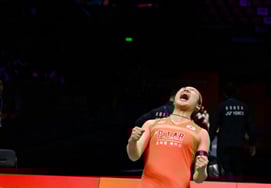 Ан Се Ён, "Первый в мире исторический рекорд в 24 года", подавляющее большинство 'GOAT Force'. "Я наконец-то это сделал."