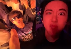 Kwanghee đúng là fan ruột của G-Dragon và Taeyang rồiXem buổi biểu diễn của Big Bang tại Coachella