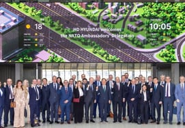 NATO Ambassador Visits HD Hyundai Global R&D Center
