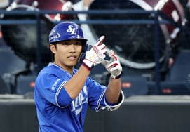 [Photo] "One RBI hit." Lee Jaehyun
