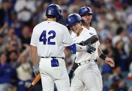 "终于爆发了。"' 金惠成1号本垒打爆发！→完美帮助大谷"KKKKKKKK"压轴大戏的"2胜"