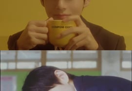 20秒ごとに1杯販売、2時間待ち..BTS V キャンペーン コンポーズコーヒー台北店オープン『爆発的反応』