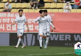 『なんと346分無得点のまま』イ・ジョンヒョホ、スウォン・サムスン、3試合で勝利 『パク・ジウォンの金の決勝ゴール』··· 慶南を1-0で制圧 [昌原現場レビュー]