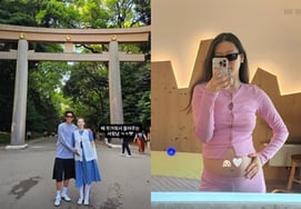 'Kim Seung-gyu ♥' Kim Jin-kyung: "Sweet man who carries me because my belly is heavy" spotted in DLINE