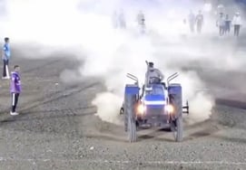 'Shock and horror' tractor rampage, "Didn't you invite our leader?" Extreme supporter's destructive act