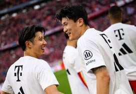 "看到旅行了" 金珉载又拿到了奖杯！ 拜仁提前夺冠已成定局 斯图加特4比2完胜