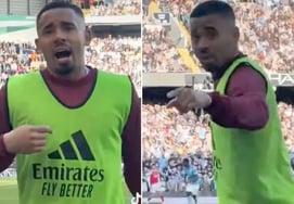 被嘲笑为"背叛者犹大"的Jeus，因嘲笑曼城球迷正面冲突"我赢得的奖杯有11个"而争吵不休