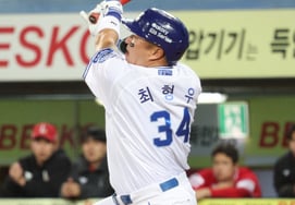 [相片儿] 崔炯宇击出"简洁的左前安打"