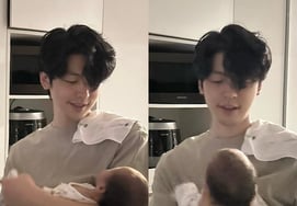 『ハートシグナル2』のキム・ドギュン、イケメンが溢れるパパ..♥スイートが満載のビジュアル [スター・イシュー]