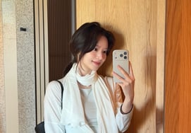 『ハシ4』キム・ジヨン、妊娠6か月でDラインがかなり大きくなったね..日本の高級旅館での近況