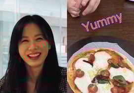 Полный счастья...'Хёнбин ♥' Сон Е Джин, смотровая паста для сына "Yummy" [человек.]