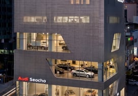 Audi Korea Dealer KCC Autorium Seocho Showroom Open, 'Utilizing Former Wibon Motors Site'