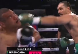 'Shock' to the jaw, hanging on the ropes, even 'convulsions'... 43-year-old veteran boxer suffers 'unconscious KO loss' to monster rookie in 74 seconds
