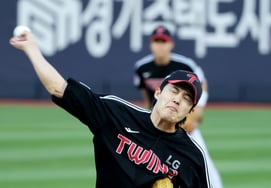 [一下子] 咬紧牙关进行逆袭"不能再输了！' LG队首发投手林灿圭