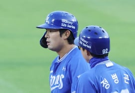[Photo] Kim Jae-sang's 'dazed first RBI'