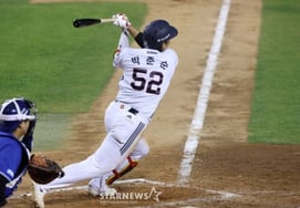 'Baby Bear' Park Jun-soon's thrilling sweep 3-RBI double in the 8th inning seals the win! Doosan secures 2-game winning streak and winning series [Jamsil On-Site Review]
